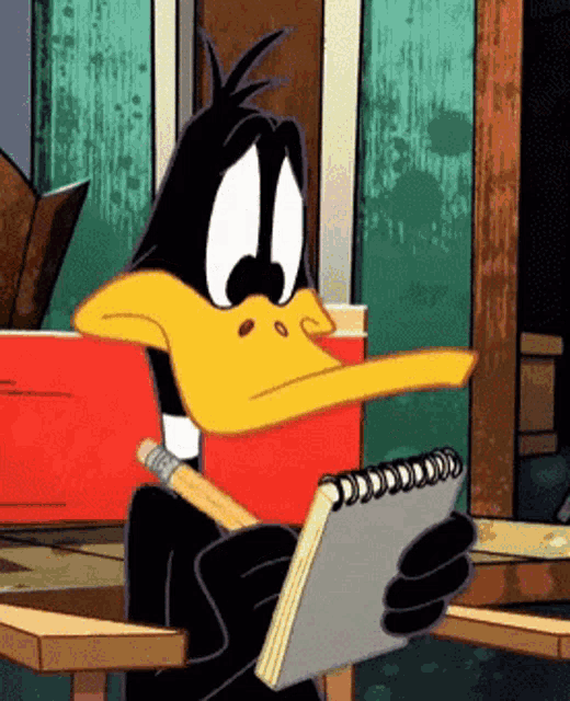 writing-notes-daffy-duck.gif