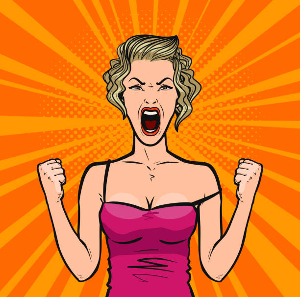 girl-screams-loudly-or-young-woman-in-rage-pop-art-retro-comic-style-vector-id916330110